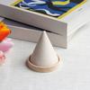 Wood Conical Jewelry Stand Velvets Lined Surfaces Protects Bracelets Bangles from Scratches for Showing and Storaging