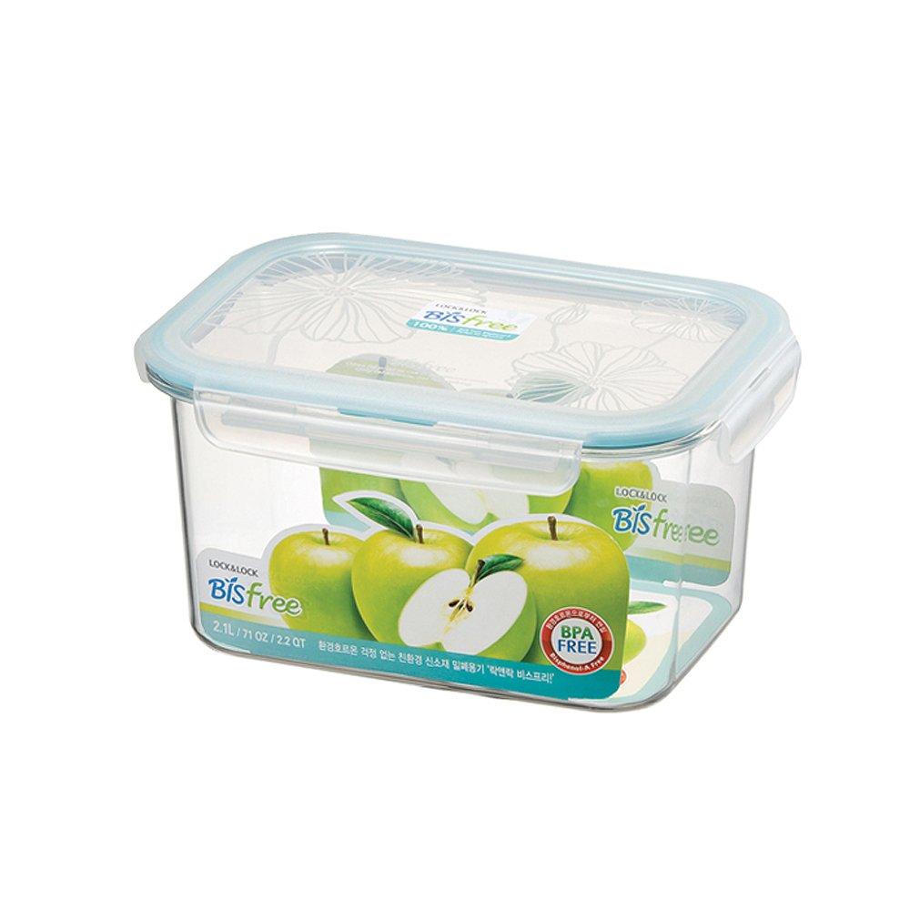 

Lock Lock Bisfree Table Top Container Rectangle LBF552 & ALL-21 2.10L 7-0217-0706 чистый