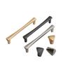 Black Minimalist European Style Cabinet Door Handle Single Hole Drawer Pulls Furniture Hardware Accessory