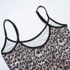 Spring Fashion Women's Dress Socialite Ethos Elegant Slim Leopard Print Halter Dress