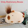 Plush Capybara Pencil Case With Large Capacity For Students Creative Storage Bag