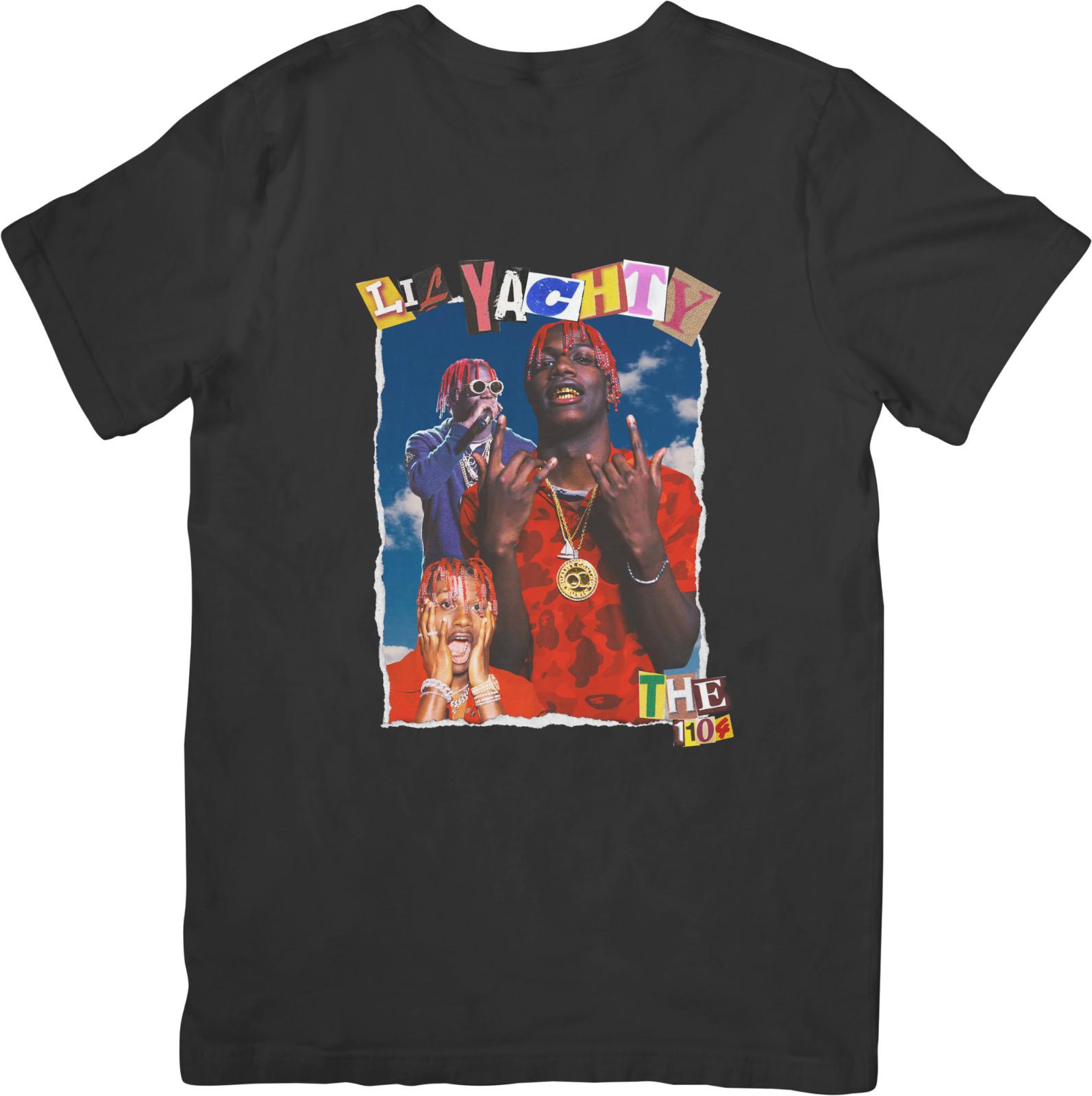 Lil Yachty Music Unisex Fit suitable for Men Women Quality Cotton T-Shirt M
