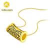 Shuibei 999 Fine Gold Slim Waist Necklace: 3D Hard Gold Women's Pendant Charm, Popular Live Broadcast Hot Seller.