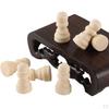 Pieces, Wooden Chess Set, Peg Dolls for Painting, Projects, Home Decoration