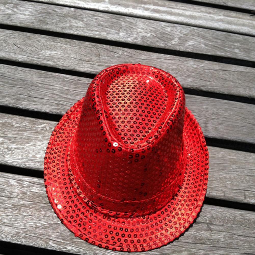 Children Jazz Top Hat Bright Color Sequined Show Hat