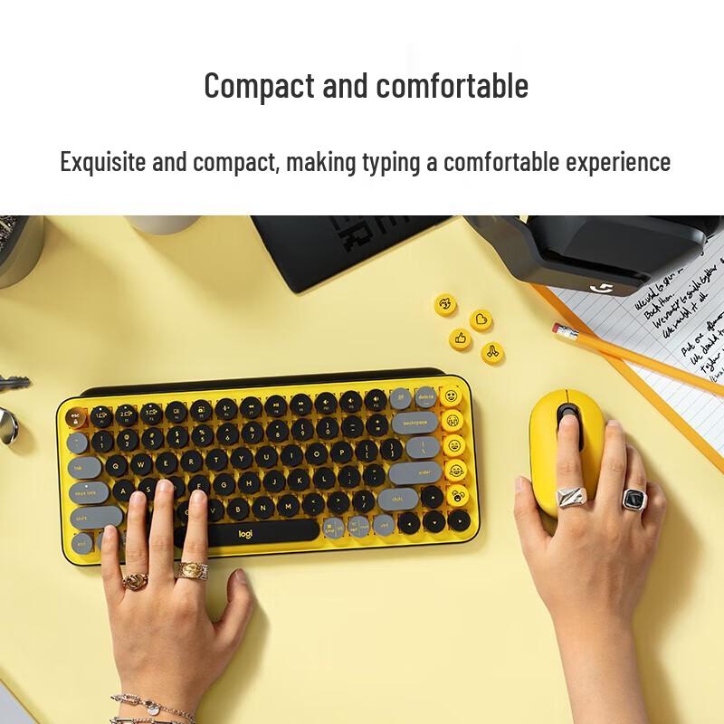 Logitech G POPKEYS Dual-Mode Wireless Mechanical Keyboard & Mouse Set