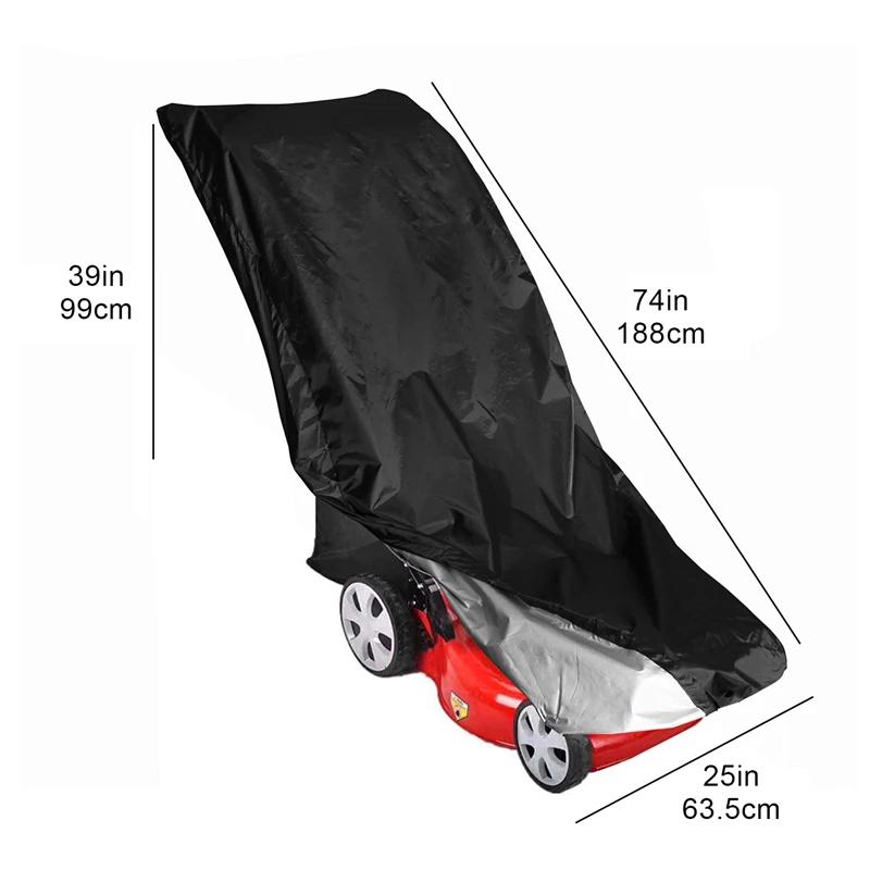 

Universal Lawn Mower Cover Garden Grass Cutter Rainproof Protection Supplies Courtyard Tractor Weeder Waterproof Dustproof Cover 1pcs