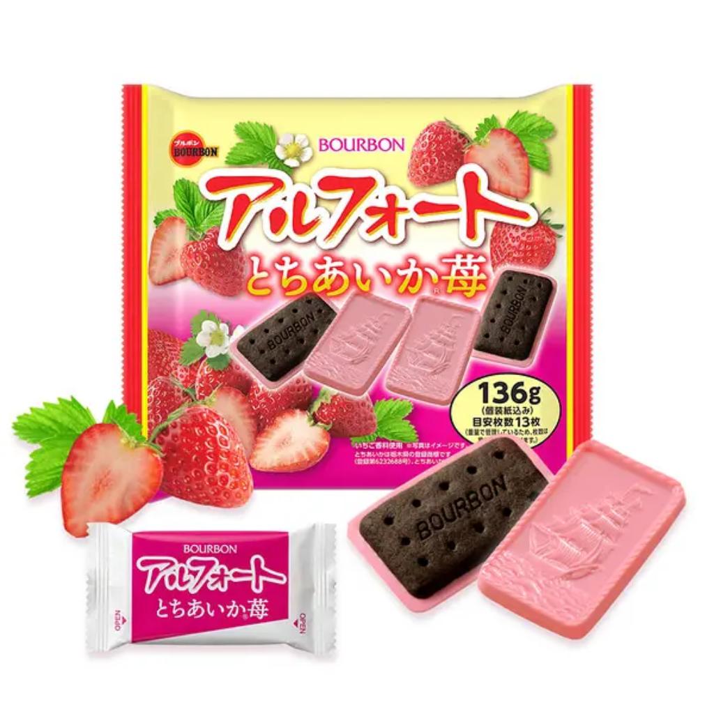 

[Бурбон] Клубничные закуски Alfort Strawberry 130g