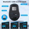 Rechargeable Ergonomics Wireless Mouse 2.4Ghz+BT5.0 Morandi Wireless Mouse  PC/Laptop