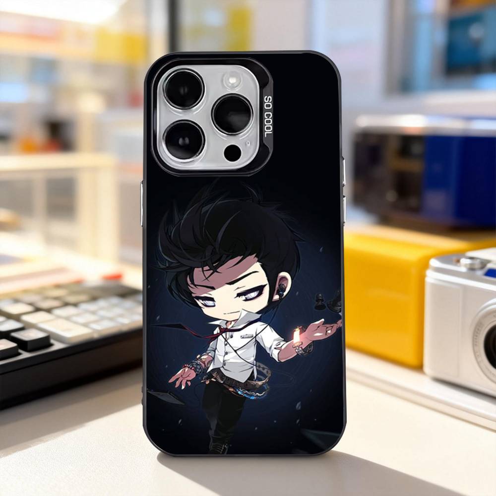 Cute M-Maplestory Game Phone Case For iPhone 17,16,15,14,13,12,11,Pro,XS,Max,Plus,Mini,SE4,E IMD Matte Black