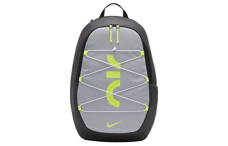 Nike Fabric Backpack Regular Unisex Black Gray Green DV6246-060