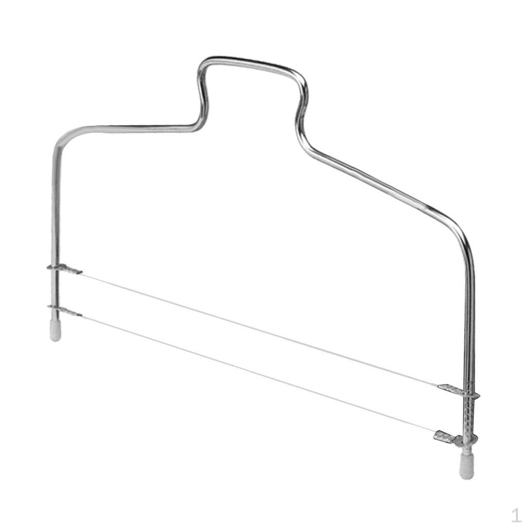 

Слайсер для тортов из нержавеющей стали, режущая выравнивающая проволока, серебро для домашней кухни