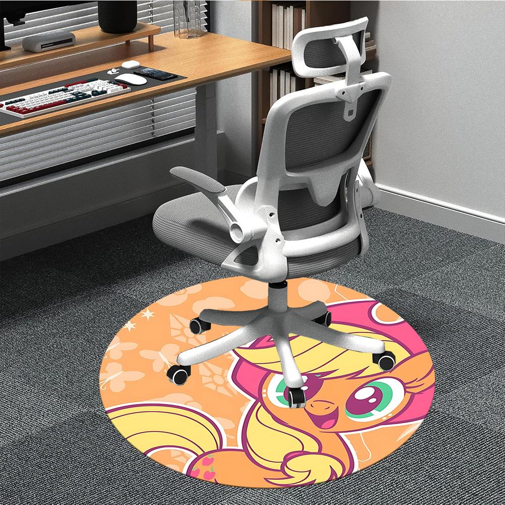 

1pc My Little Pony Office Round Area Rug, Under Office Chairs Bedroom Living Room Home Decor, Room Deco, Available in Various Sizes179 80cm by 80cm