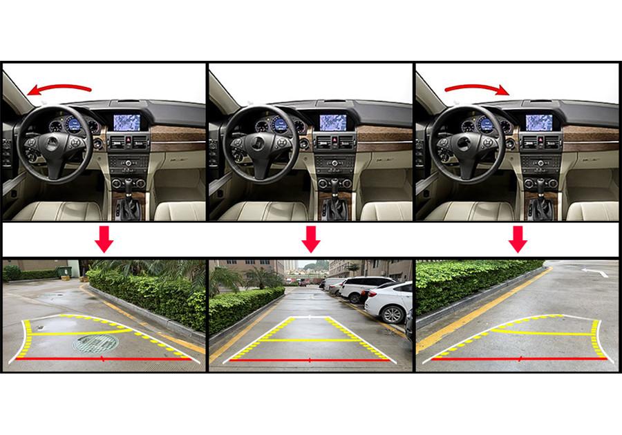 Dynamische Traject Achteruitrijcamera Kofferbakgreep Camera Voor Mercedes Benz C W204 C180 C200 C260