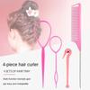 4pcs/set Mouse Tail Comb French Braid Tool Hair Knitting Tools  Quick Styling