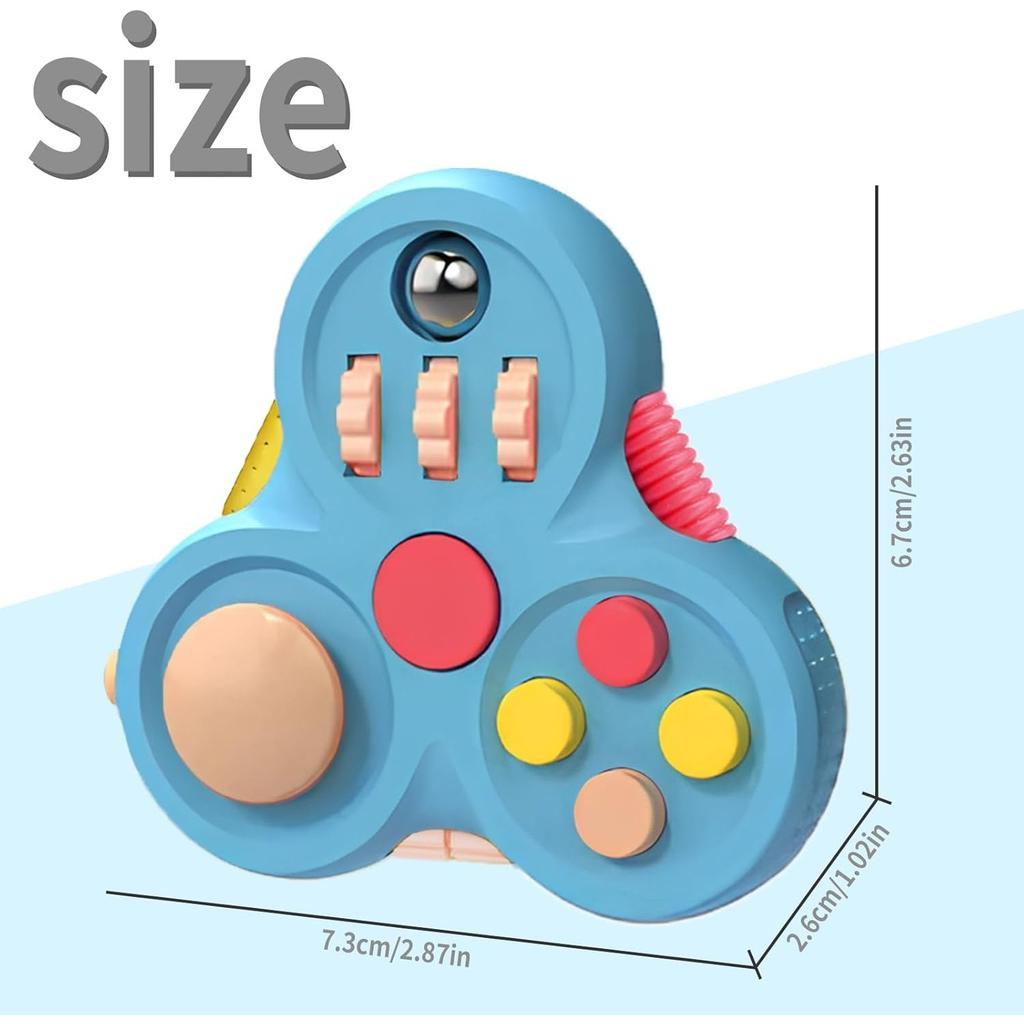 Fidget Toys, Fidget Pad Fidgets, Autism Figette Cubes, Cool Fidget Clicker Controller Desk Toys, Anxiety Relief Stress ADHD Toys, Sensory Fidget Cubes