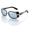 Zeque Polarized Sunglasses Leman Black Silver EASE BLUE MIRROR F-1522 & GREEN/