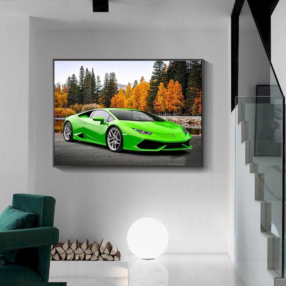 PhotoCustom Painting By Number For Adults On Canvas Sports Car Diy Picture Of Coloring Drawing Oil Painted By Number Home Decor