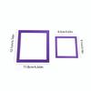 2Pcs DIY Grid Alignment Frames Multi-Specification Diamond Painting Guide Tool