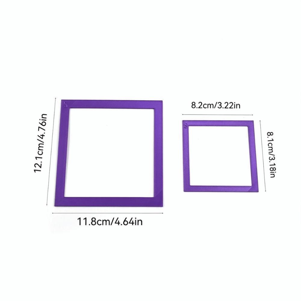 2Pcs DIY Grid Alignment Frames Multi-Specification Diamond Painting Guide Tool