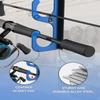 Wall-Mounted 5-Piece Fishing Rod Holder for Garage Storage