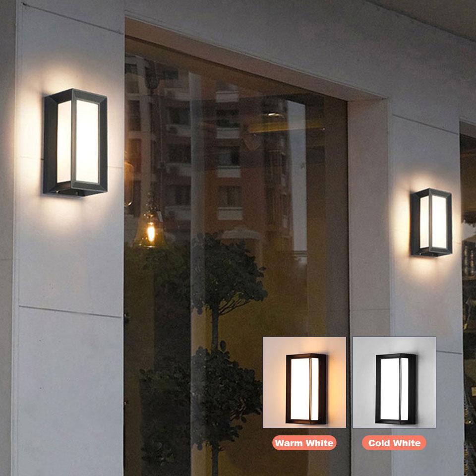 LED Wall Lamp  Indoor Outdoor 16W-30W AC85-265V ABS Waterproof Led Lights Modern Home Appliance For Home Living Room Porch