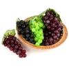 Realistic Artificial Grapes Bunches Decorative Simulation Fake Grape Bundles Green Grass Artificial Faux Fruits Table Decoration