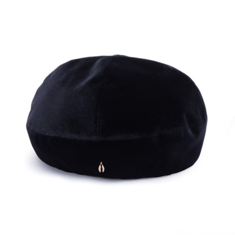 SHINJEO Velvet Beret _ Black