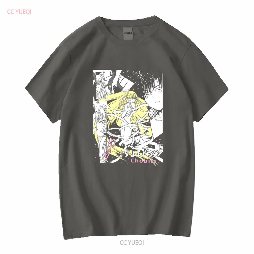 Chobits Chi T-Shirt lang oder kurzärmelig vintage gewaschen weich Designerkleidung atmungsaktiv Grafik vielseitig bequem Mode
