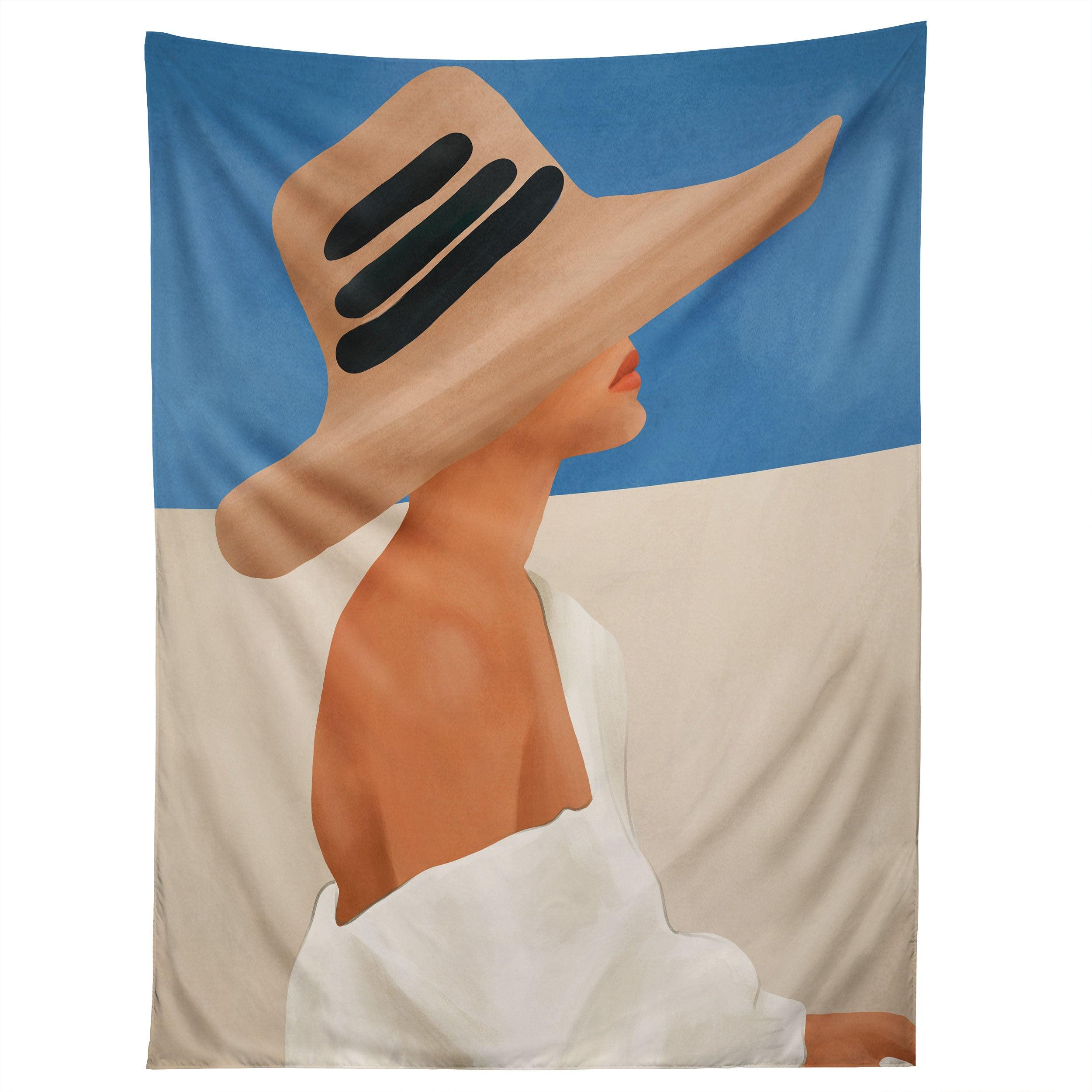 SUMMER HAT tapestry 75x100