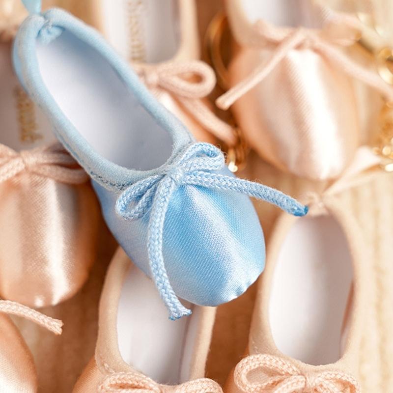 Adorable Tiny Ballet Shoes Accessory Elegant Dance Shoe Keyring Lovely Bag Charm Perfect As A Thoughtful Present