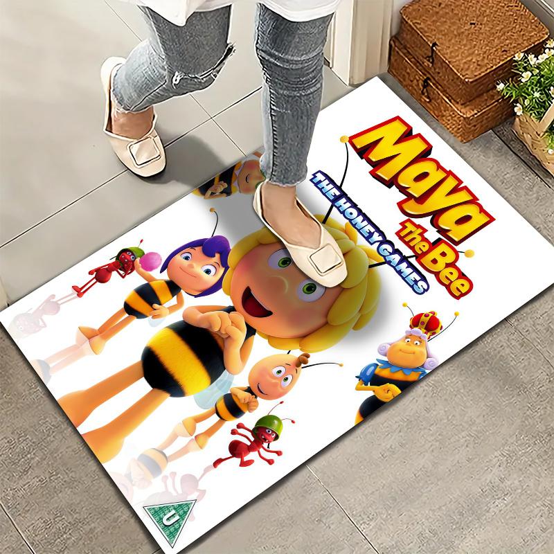Maya Bee Carpet Rug for Living Room Bedroom Home Sofa Decoration,Kids play Nonslip Floor Mat