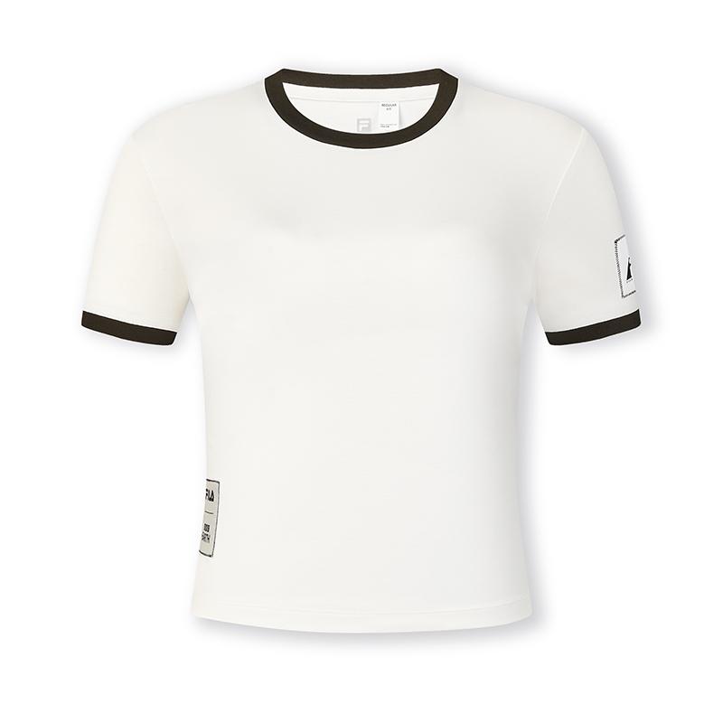 

New FILA x BBC EARTH T Shirt Women s Snow A51W437101FWT 155/76A/XS