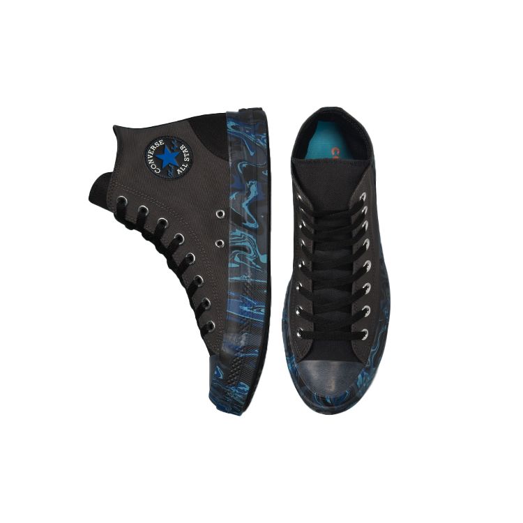 Converse Unisexové tenisky Chuck Taylor All Star CX High Mramorovaná černá Bouřlivý vítr Hra královská A00426C