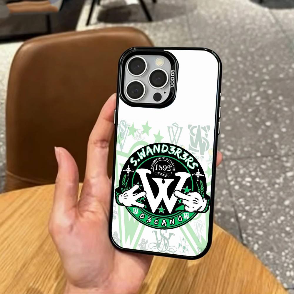 Cool S-Santiago W-Wanderers-1892 Phone Case For iPhone17,16,15,14,13,12,11 Plus,Pro Max Colored Silver Plated Inside Cover