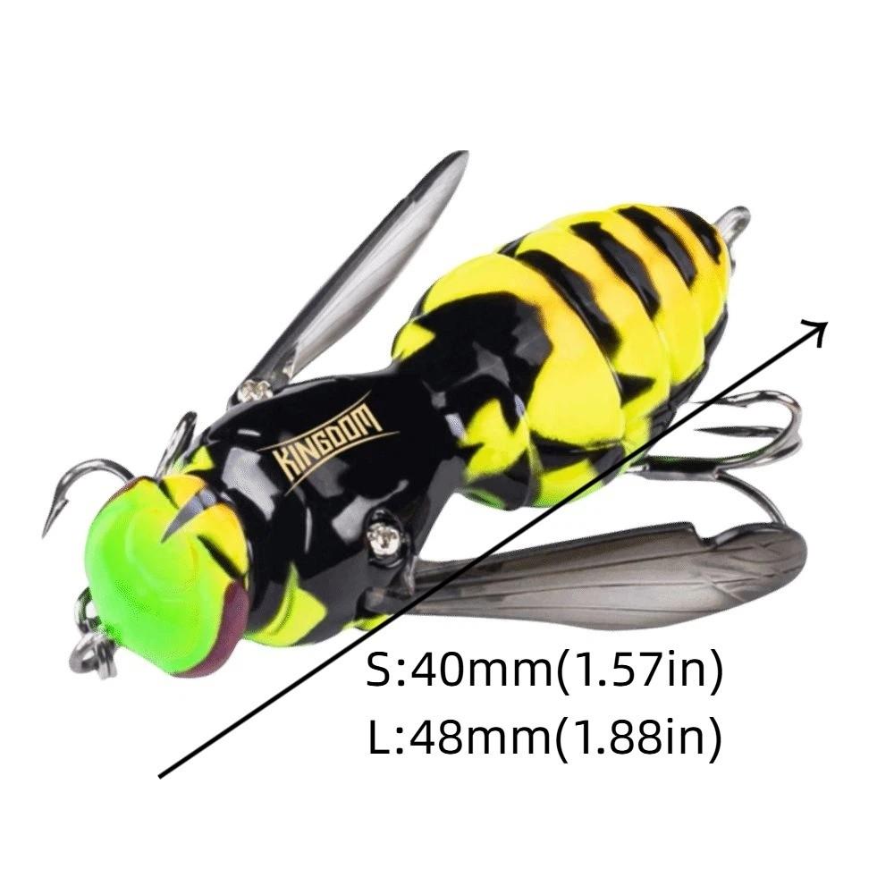 40mm Größe Schwimmköder 48mm Größe Bionischer Kunstköder Wobbler Köder Karpfenfischen