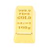 Miniature Gold Brick Realistic Electroplated Alloy Simulated Gold Bar for DIY Doll House Accessory