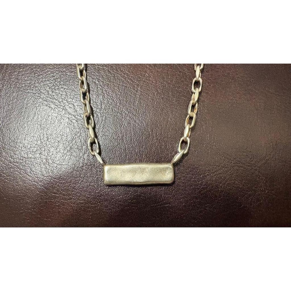 Used TEN. Necklace silver color