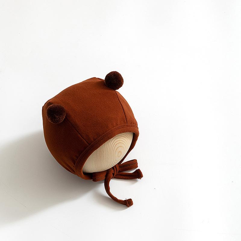 Kawai Bear Rabbit Ear Baby Knitted Cap Warm Ear Protection Cap New Winter Baby Earmuffs