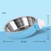 Pet Crate Bowls 2-in-1 Dog Hanging Bowl Removable Cage Water Bowls for Small Animals Dog Bowls Crate Water Bowl Pet Supplies