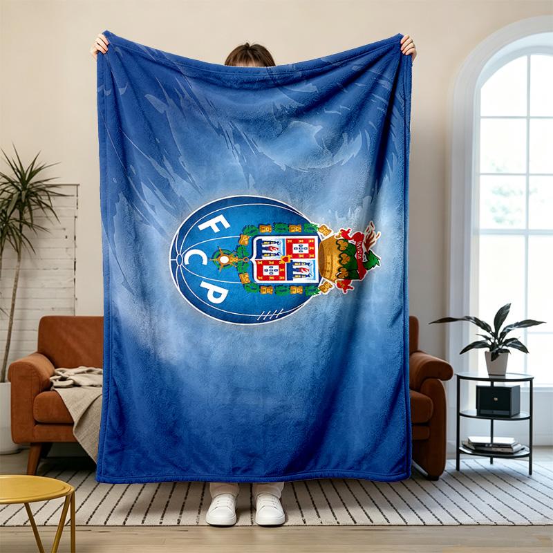 Telo mare FC Porto Morbido e confortevole Flanella Adatto per divani salotti campeggio all'aperto viaggi e fa anche un ottimo regalo di anniversario