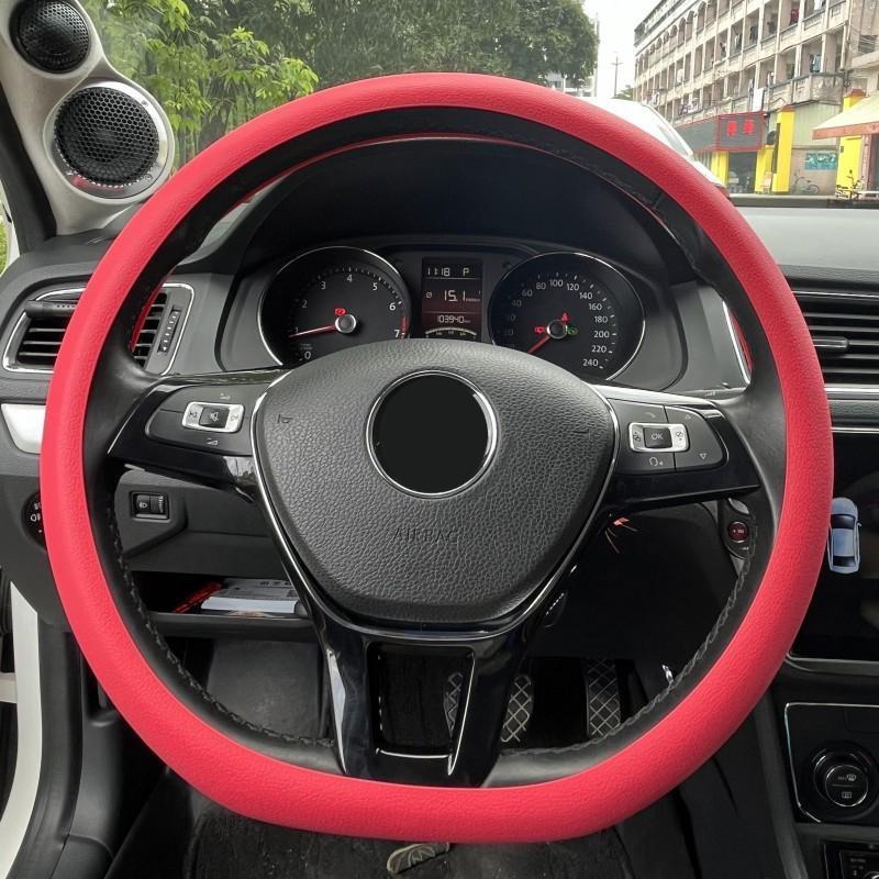 1 szt. Fajna, antypoślizgowa silikonowa osłona kierownicy, ochronna osłona kierownicy