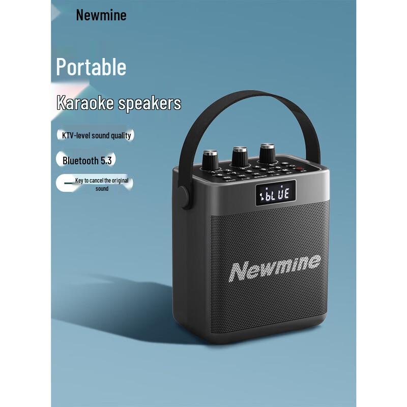 Newmine K519 Portable Bluetooth Karaoke Speaker System