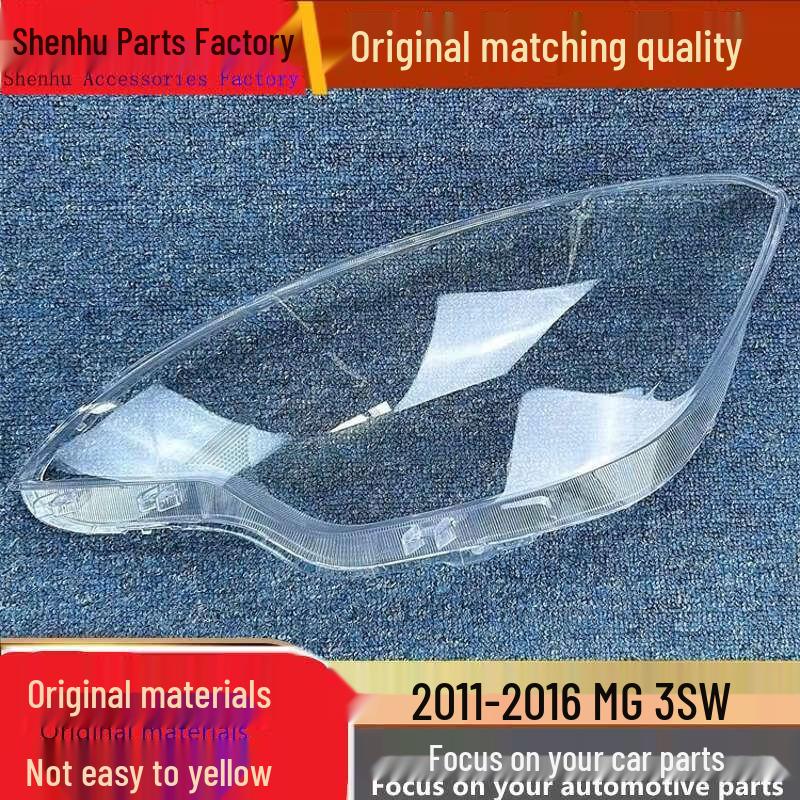 

MG MG3 (2011-2016) Headlight Lens Cover - Transparent Front Headlight Shell/Mask Driver s side without glue, standard