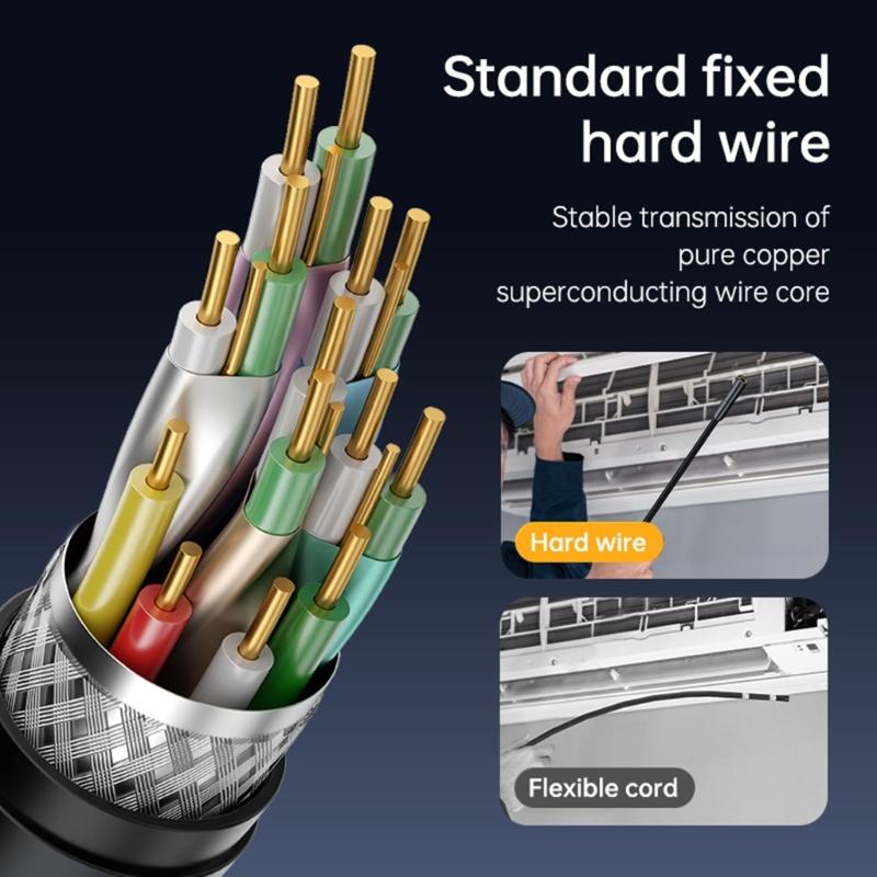 Ergonomic Industrial Endoscope Camera 4.3inch Screen ABS Inspection Borescope for Home Appliance Vehicle Maintenance