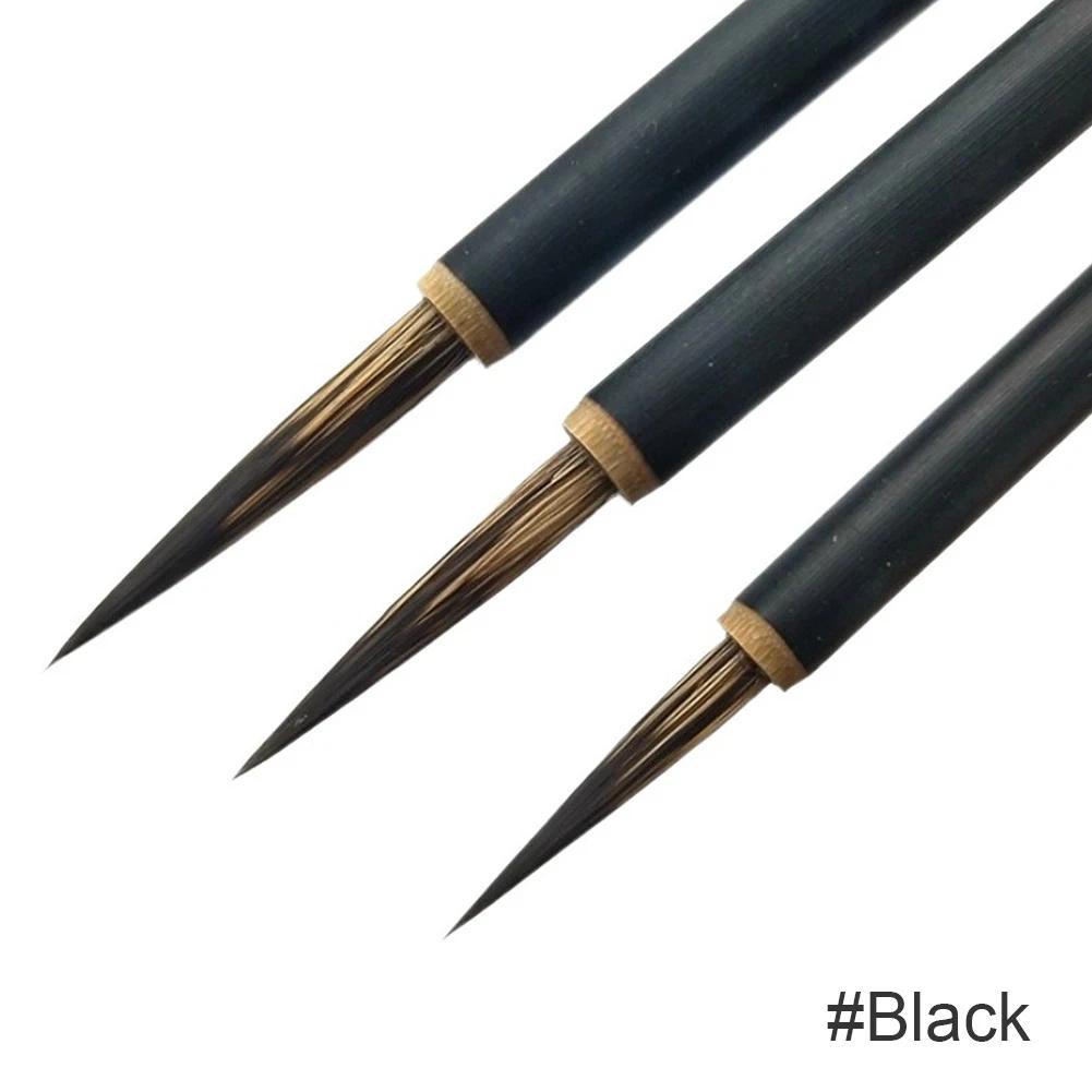 

3Pcs Copper Head Hook Line Paint Brush Watercolor Brush Chinese Calligraphy Artist Stationary Oil Painting Brush Art Supplies