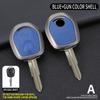 Zinc Alloy+Leather Car Remote Key Case Cover Protective Shell Fob For Ssangyong Actyon Kyron Rexton Korando Key Decoration Shell