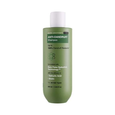Bare Anatomy Anti-Dandruff Shampoo | Reduces Up To 100% Dandruff | Salicylic Acid, Piroctone Olamine & Biotin |Unisex | 250 Ml