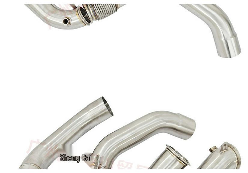 304 Stainless Steel Water Pipe Manifold Muffler for BMW M5 F90 4.4T