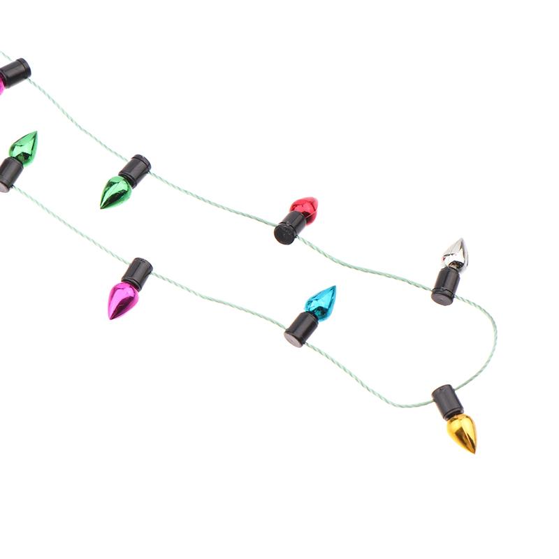5M/Roll Christmas Garland Colorful Bulbs String Xmas Tree New Year Gift Diy Dollhouse Ornaments Party Supplies Not Led